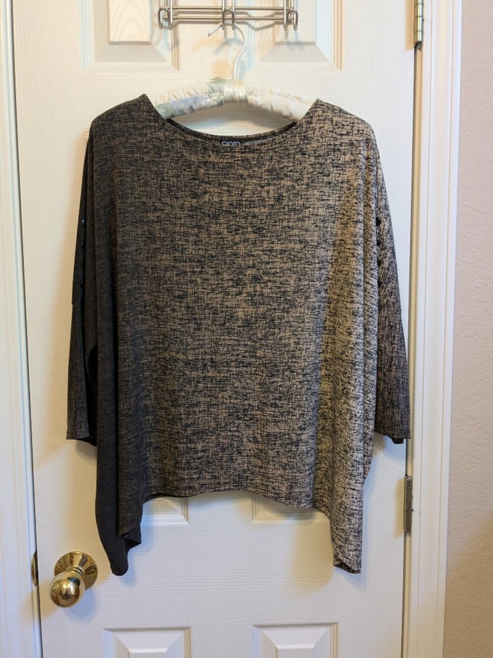 Clara Sunwoo Asymmetrical Knit Top Large